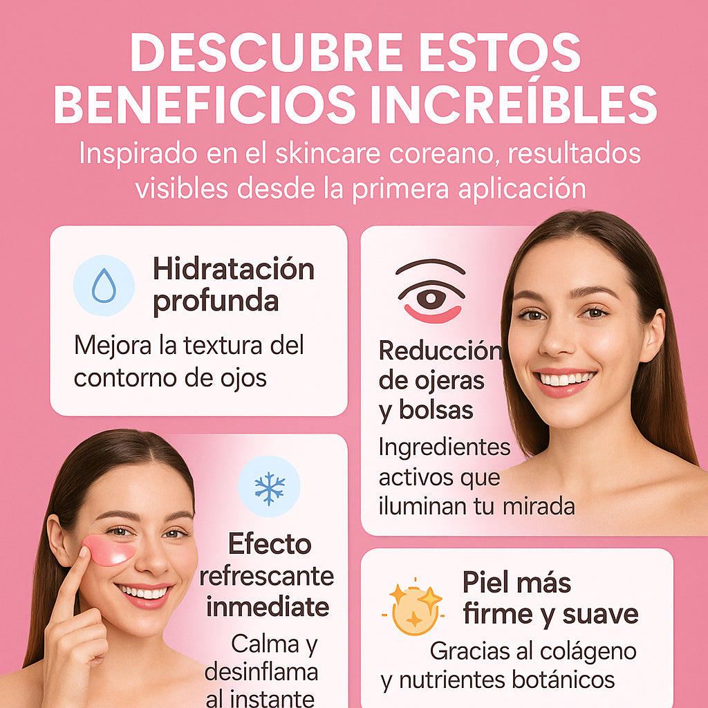 Invish Eye™ Parches Contorno de Ojos Paga 1 y lleva 2