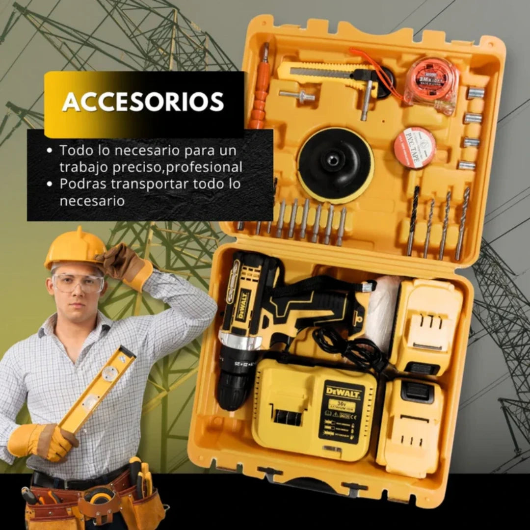 Kit Walt + 2 baterías + caja de herramientas