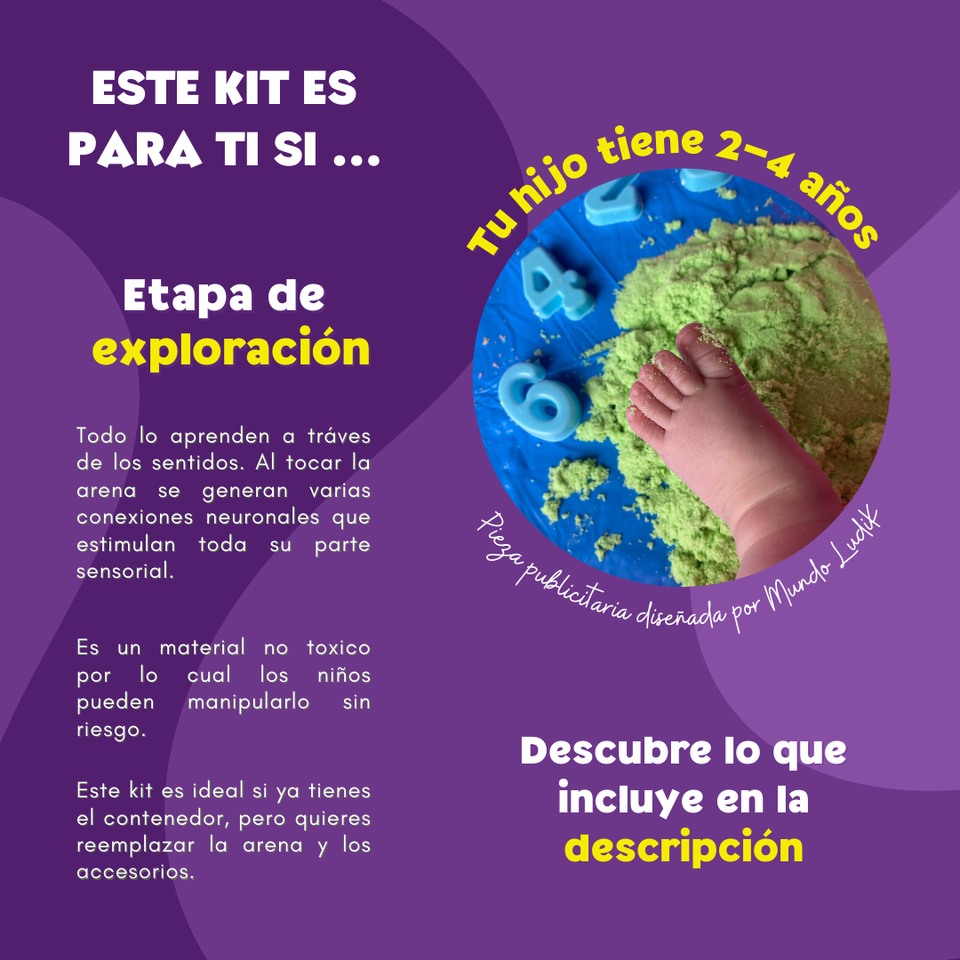 SensiPlay™ Arena Kinética Moldeable