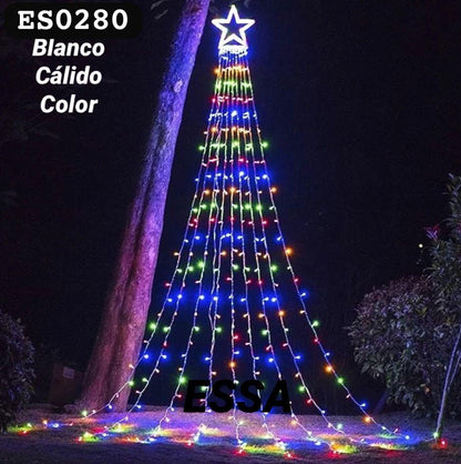 Lightstar - Cascada Navideña Inteligente Solar