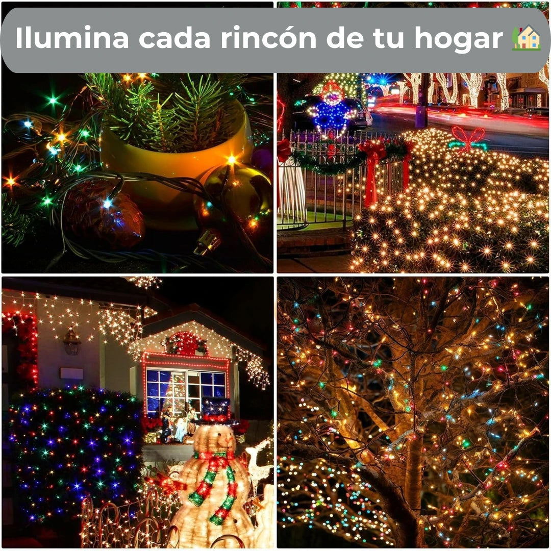 SolarLuz™ Luces Solares Navidad 15 Metros Paga 1 y lleva 2