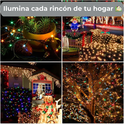 SolarLuz™ Luces Solares Navidad 15 Metros Paga 1 y lleva 2