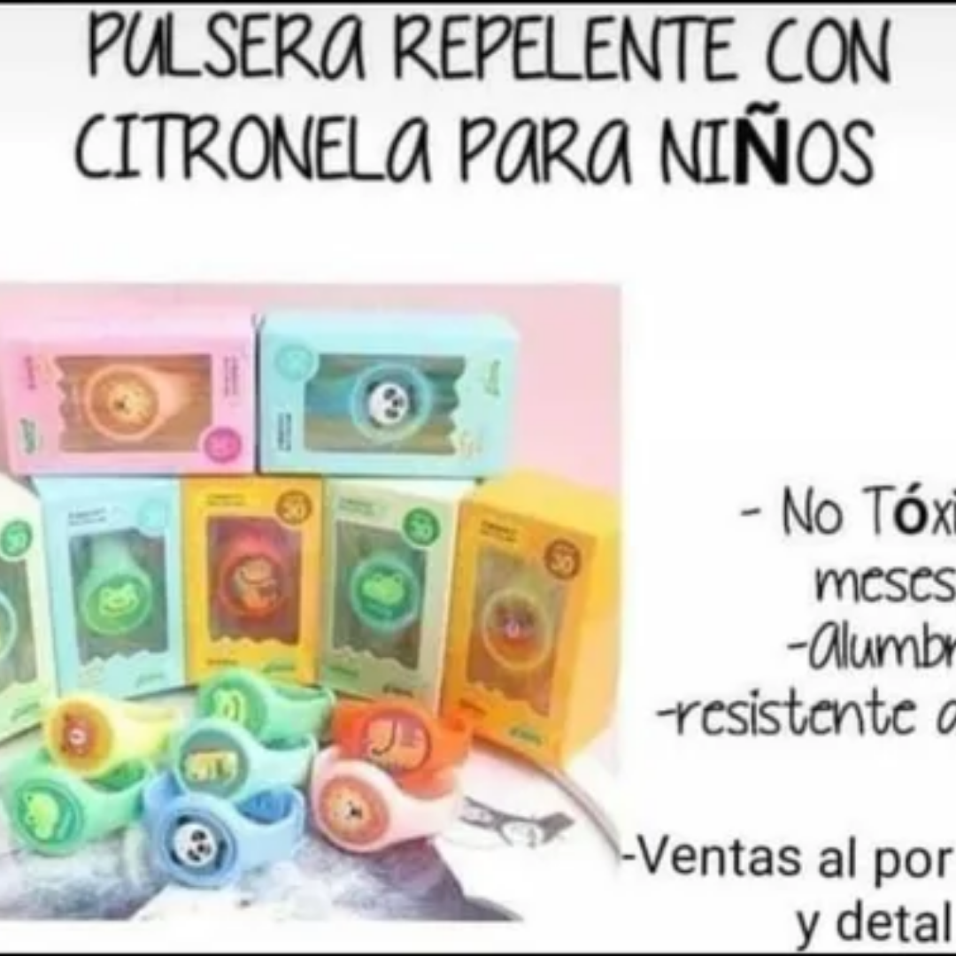Safety Pulsera Repelente paga 1 y lleva 2 + regalo especial