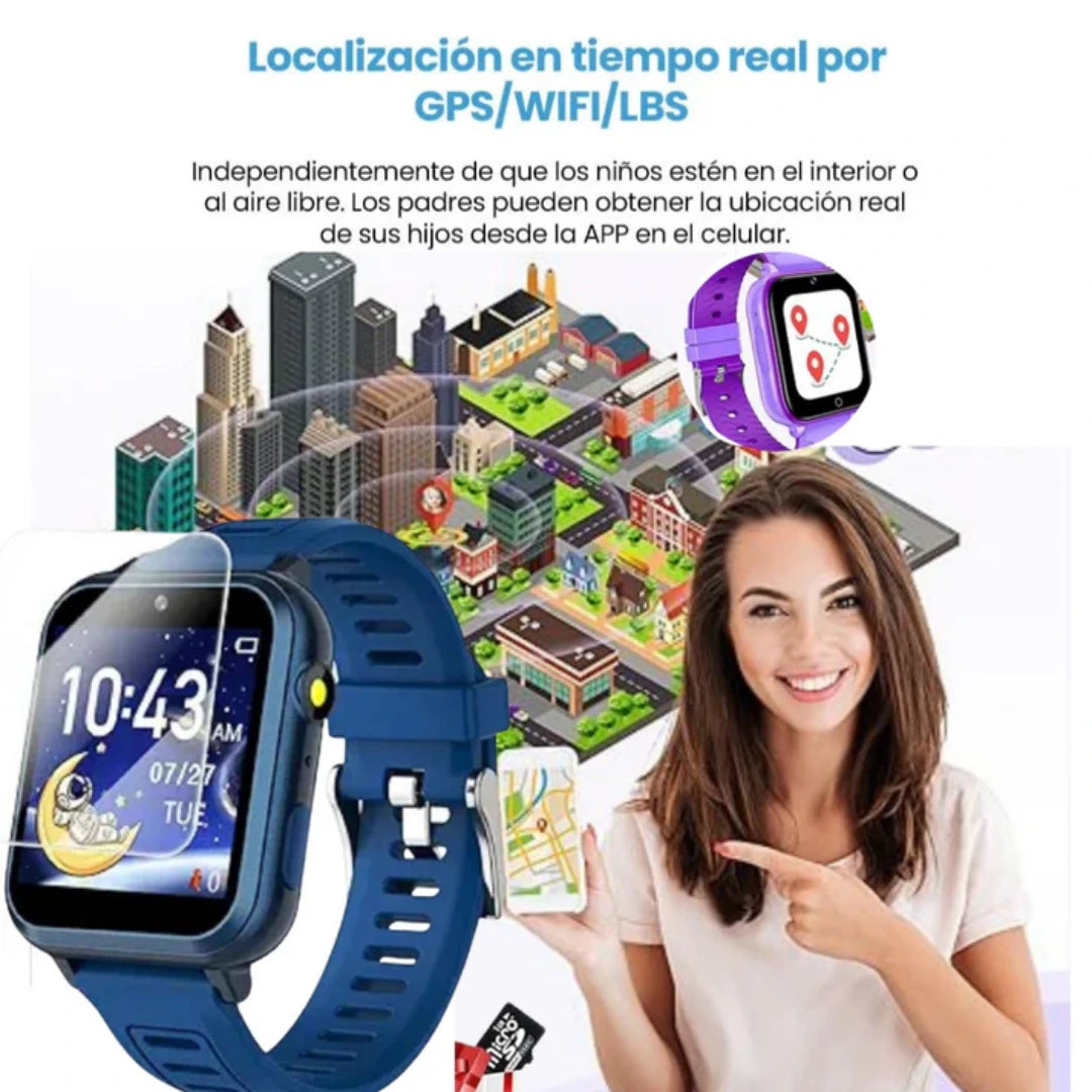 SmartWatch para niños con GPS + Regalo especial
