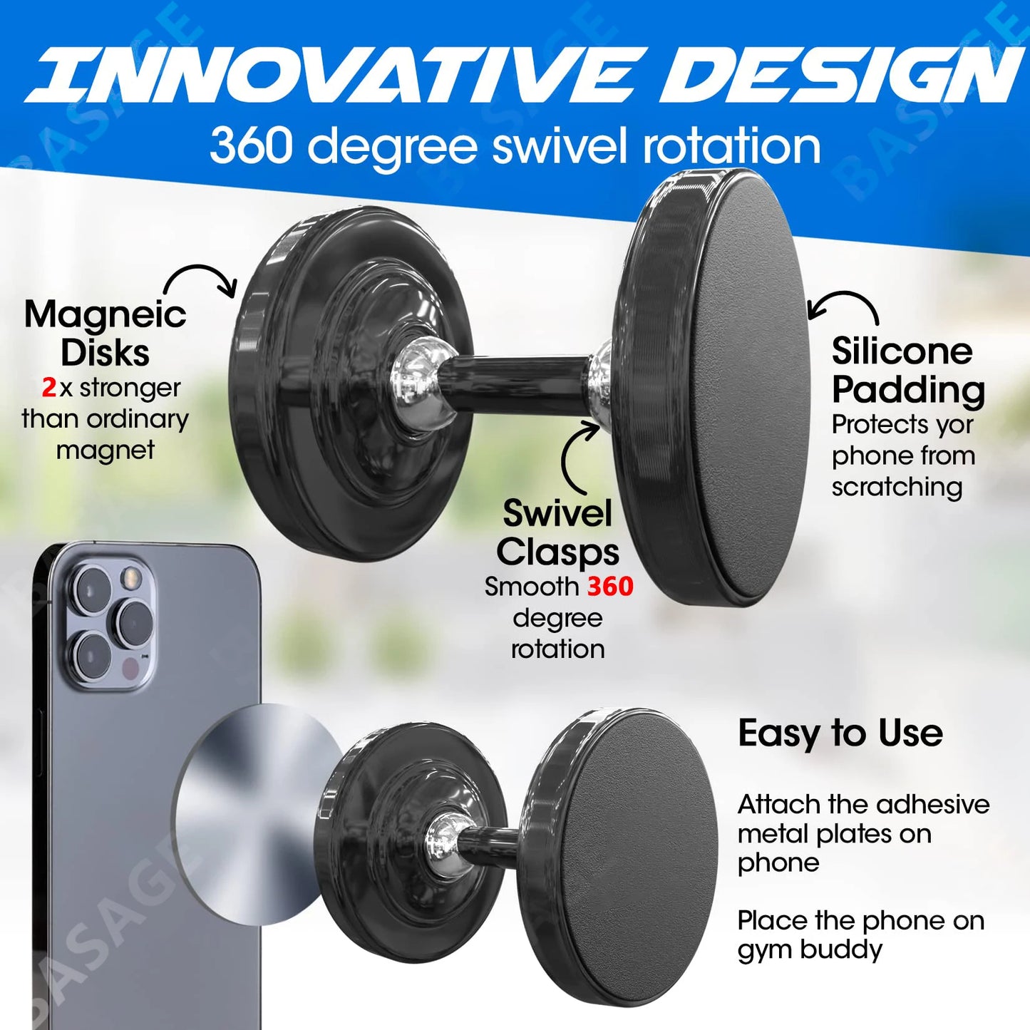 Holder Para Gym 360
