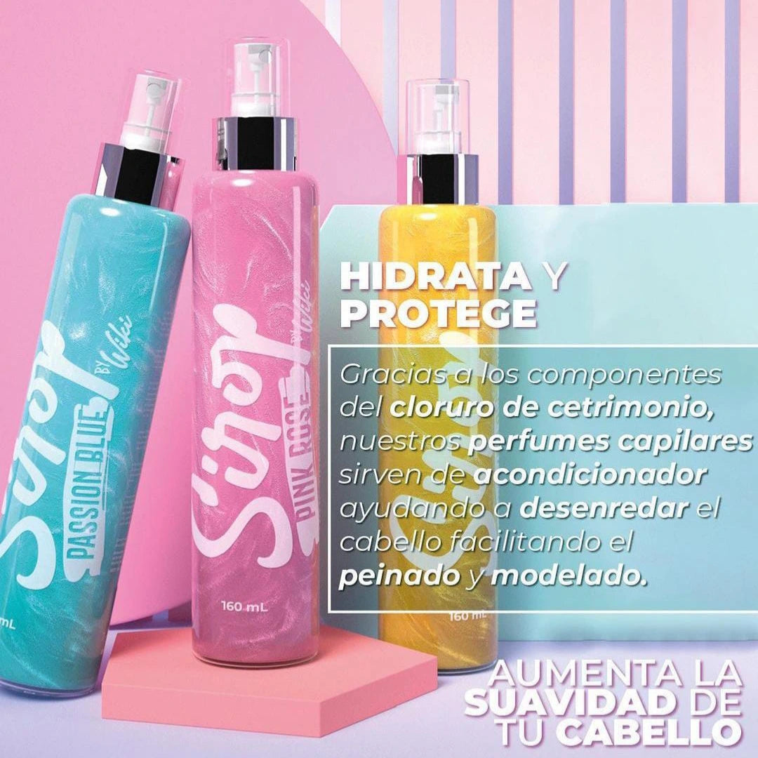Kit x3 Perfumes Capilares para hombre