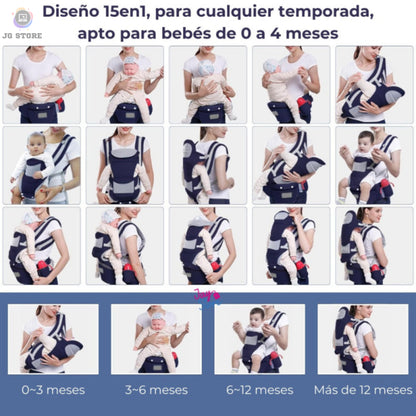 BabyFlex™ PortaBebés 6 en 1