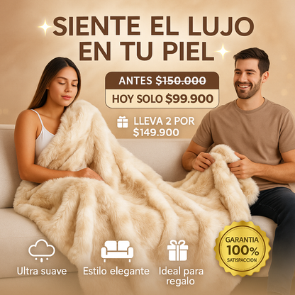 Sheepsleep™ Cobija piel de conejo