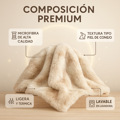 Sheepsleep™ Cobija piel de conejo