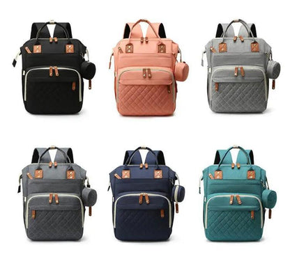 MomTravel™ Pañalera Multifuncional De Lujo + Tetero Cuchara