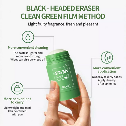 Green Blow® - Máscara Facial de Limpieza 2x1