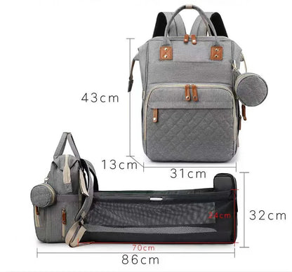 MomTravel™ Pañalera Multifuncional De Lujo + Tetero Cuchara