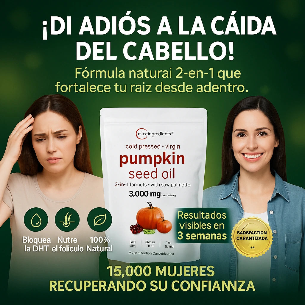 Pumpkin - Capsulas De Aceite Semilla De Calabaza
