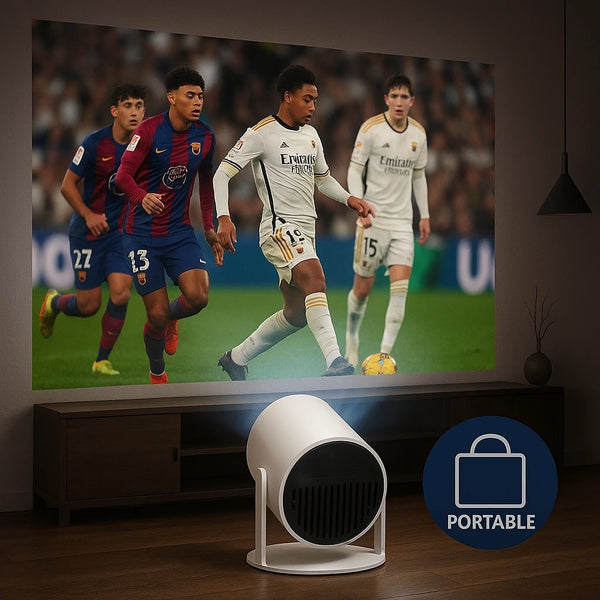 Proyector Portátil de Cine en Casa