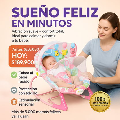 NappyJoy™ Silla vibradora mecedora para bebe + regalo especial