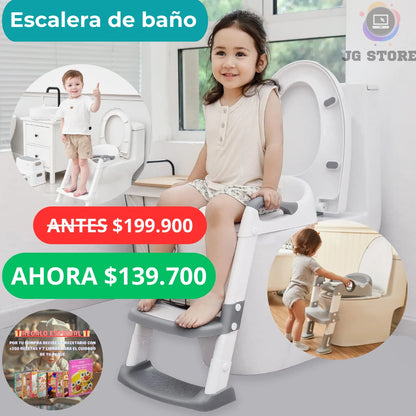 Escalera de baño para niño + REGALO ESPECIAL