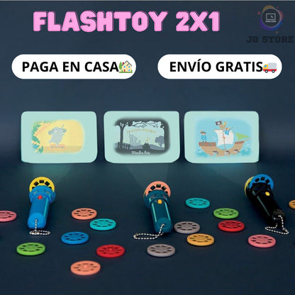 Flashtoy™ Proyector Para Niño 2x1 + regalo especial